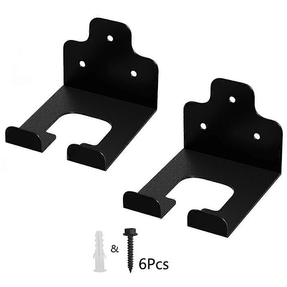 2-Pack Wall-Mounted Trimmer Rack for Garage &amp; Garden Tool Organization