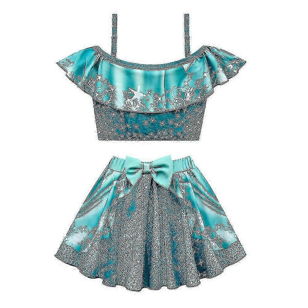 3-9 ans Filles Princesse Raiponce Aurora Ariel Cendrillon Maillot de bain Set A