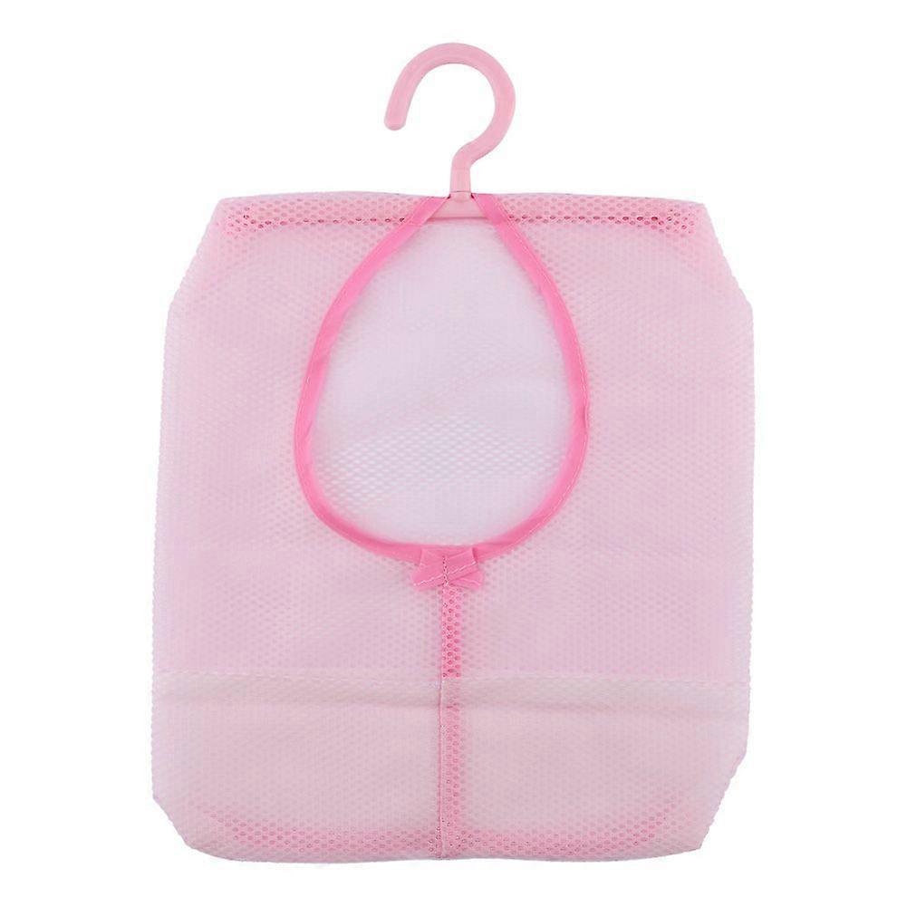 Klesvask Bad Hengende Mesh Oppbevaringspose Klær Toy Net Arrangør Hanger Hook