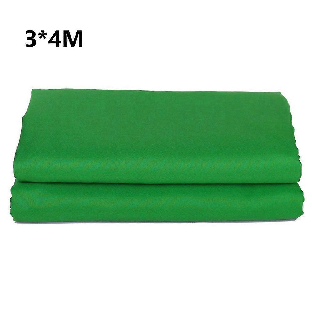 Type A 3x4m Green Screen Live Streaming Photography Video Recording Backdrop Cloth with 4