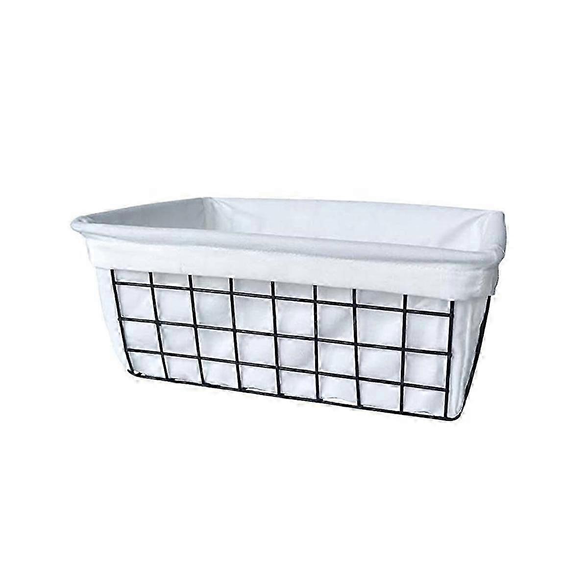 Wire Basket with Liner, 1 Pack Wire Baskets compatible Storage, Basket Organizer Storage Bin compati