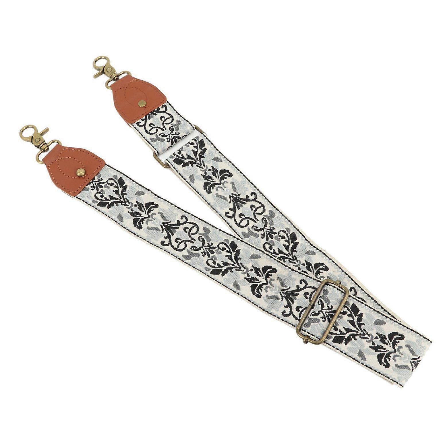 Floral Pattern Embroidered Camera Strap - Neck & Shoulder Strap for Cameras