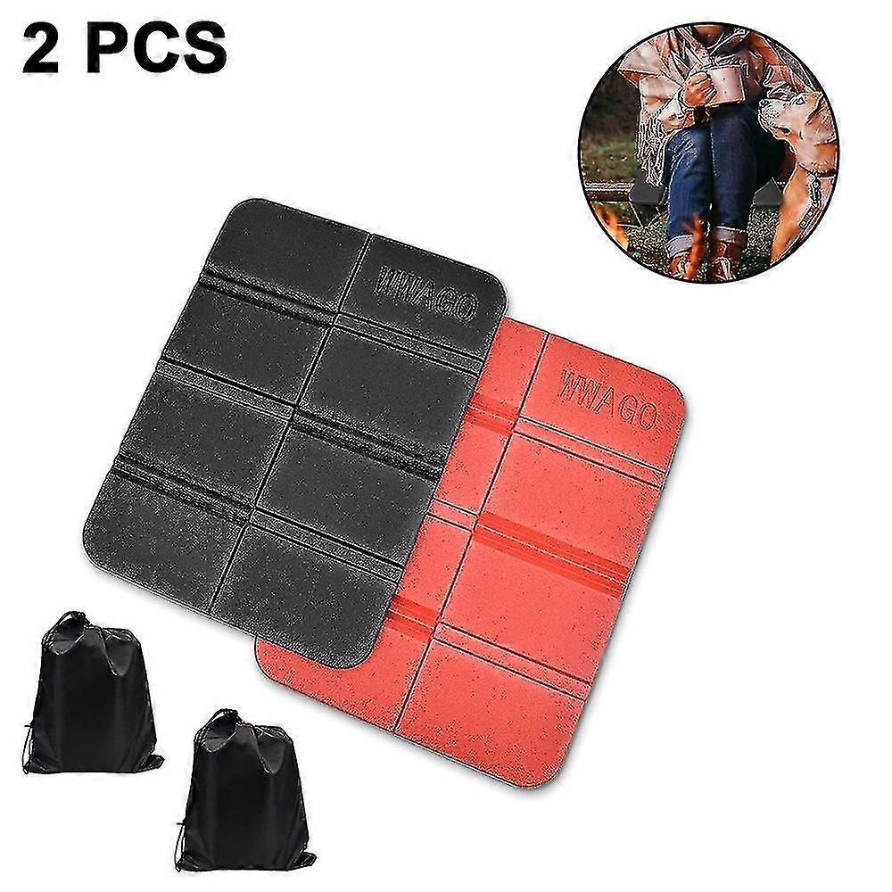 2 Pcs Folding Foam Sit Mat, Thermally Insulated Folding Sit Mat