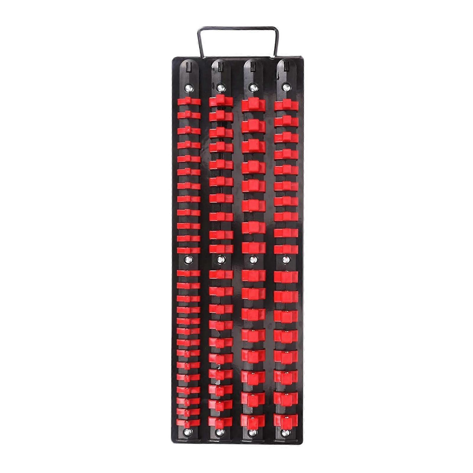 Socket Organizer Tray Socket Rack, High Performance 1/2" 3/8" 1/4" with Handle