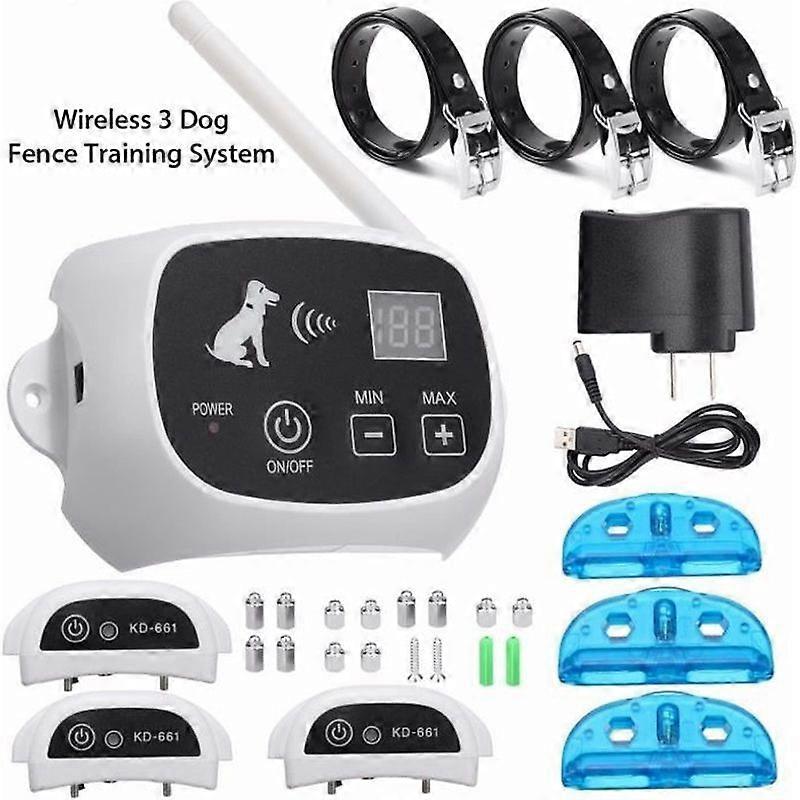Rechargeable Anti-escape Fence - CHARACTERL - KD-661 - Wireless - 500m range - For 3 Dogs