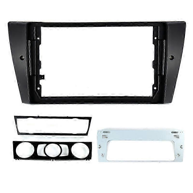 For 2Din Android Car Radio Fascias Frame For BMW 3 Series E90 E91 E92 E93 Car Multimedia Power Cord Canbus BOX Frame Panel Kit