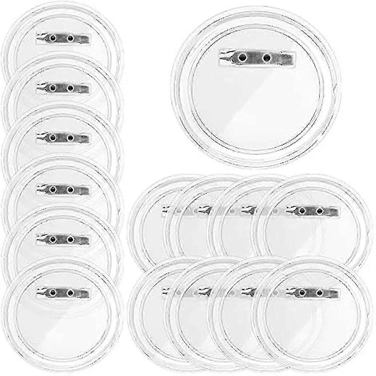Set Of 15 Acrylic Button Pins,button Pins Make Your Own Button Picture Button Badges For Diy Crafts
