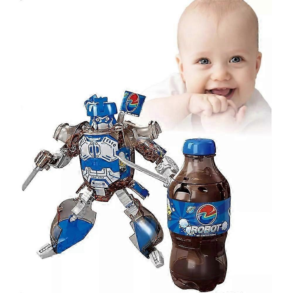 New Beverage Bottles Transformer Robot Toys,Soda Can Transforming Robot Toys