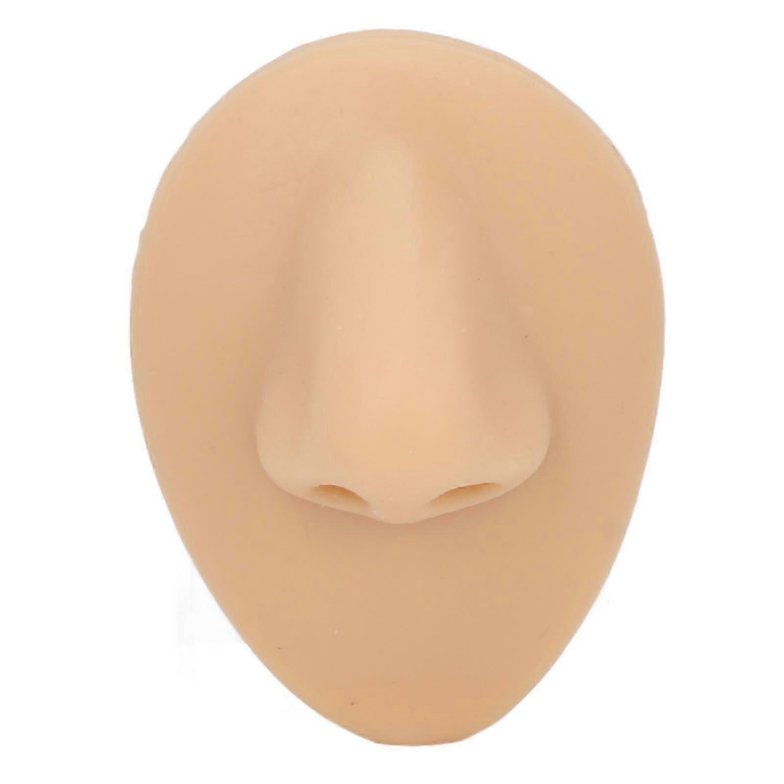 Simulation Nose Model Soft Silicone Flexible Human Nose Acupuncture Teaching Display Tool