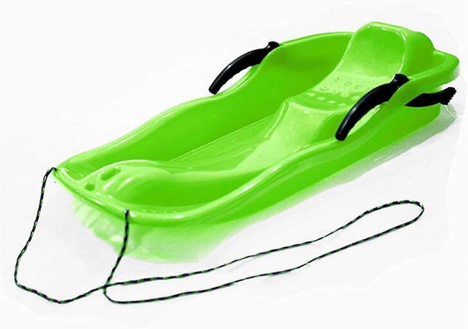 Slippery Racer Downhill Sprinter Flexible Kids Toddler Plastic Cold-resistant Toboggan Snow Sled With Pull Rope And Handles -25 Inch