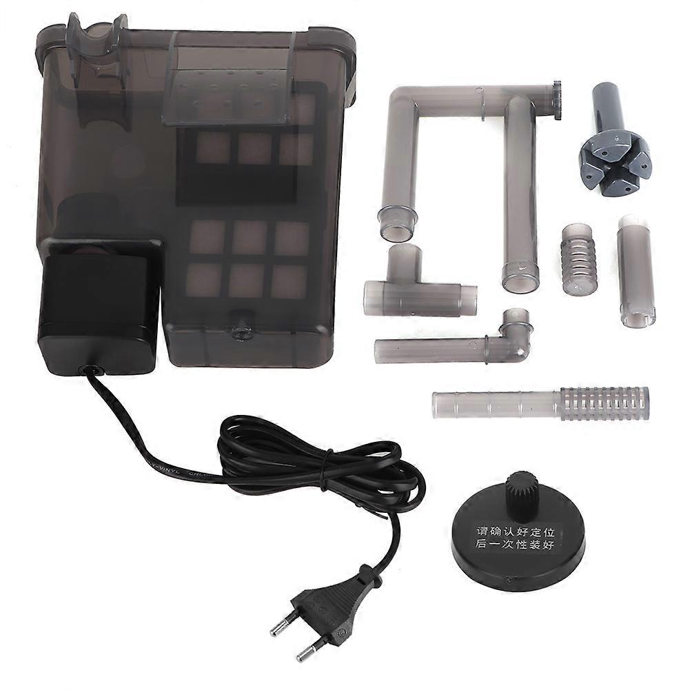 External Hang On Filter Waterfall Filter for Aquarium Fish Tank EU Plug