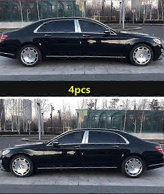 conFor Mercedes Benz W221 W222 S-Class S400L S320L S500 2008-2020 αξεσουάρ αυτοκινήτων Παράθυρο χύτευση τελειώματα Αλουμίνιο κολόνα αυτοκινήτου
