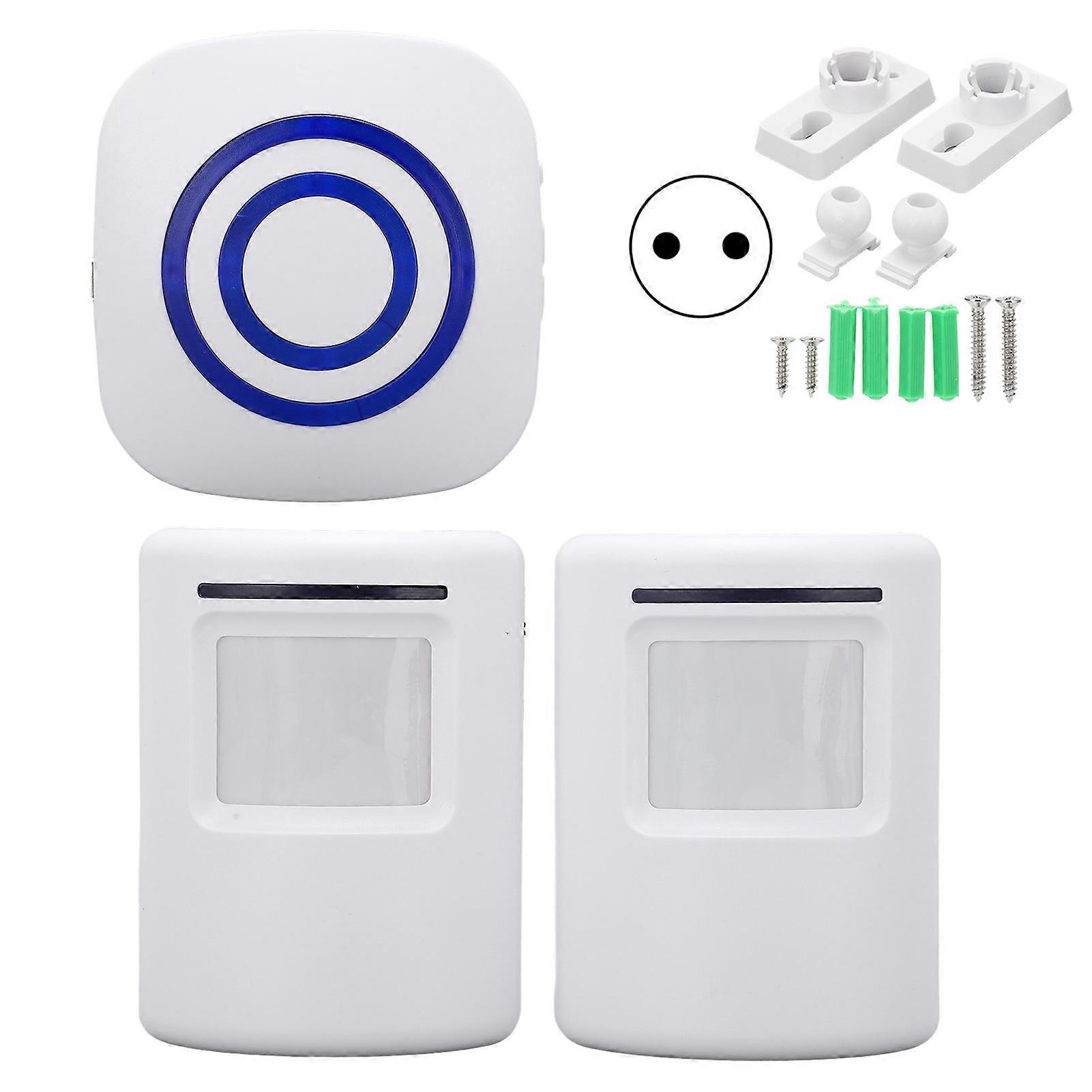 Wireless Motion Sensor Alarm: 38 Melodies, 230ft Range, Easy Install for Home & Office
