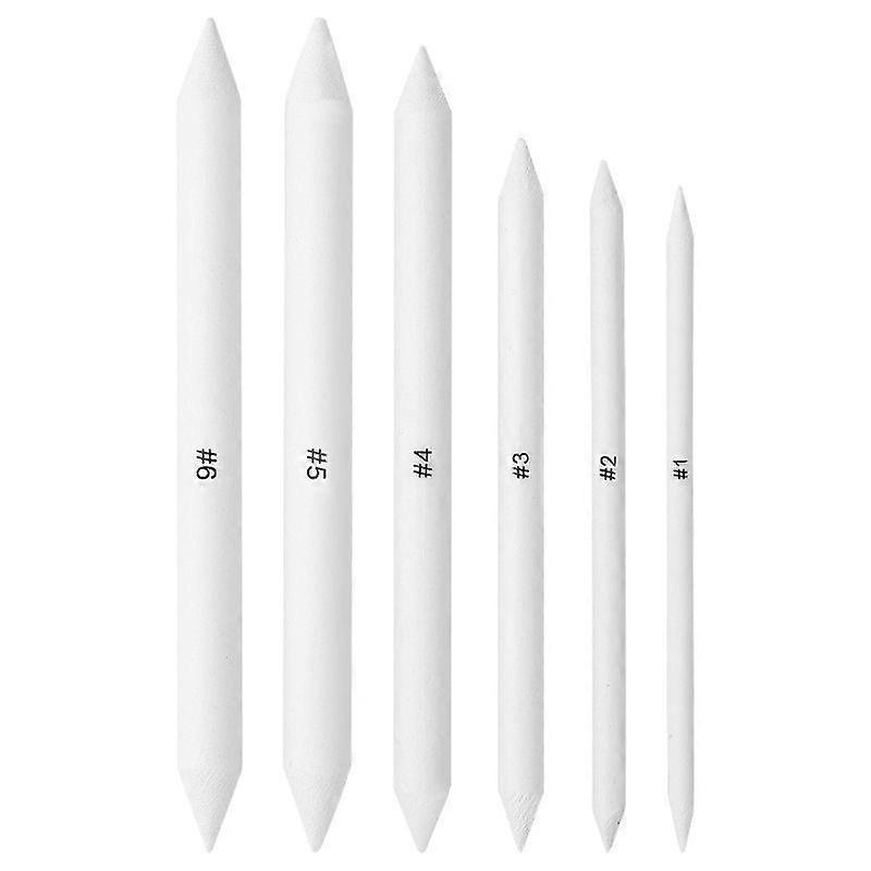 Pack Art Pencils, Blending Stumps, Sketch Drawing Tool, Art Blending Pencil Tool, Drawing Supplies, Art Blending Set for Artists, Students (White)