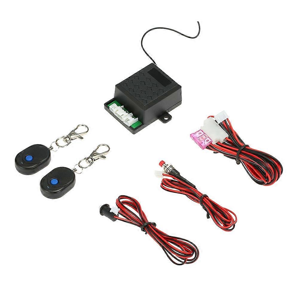 Universal Car Immobilizer Anti Theft Security System Alarm Protection with 2 Remote Controller
