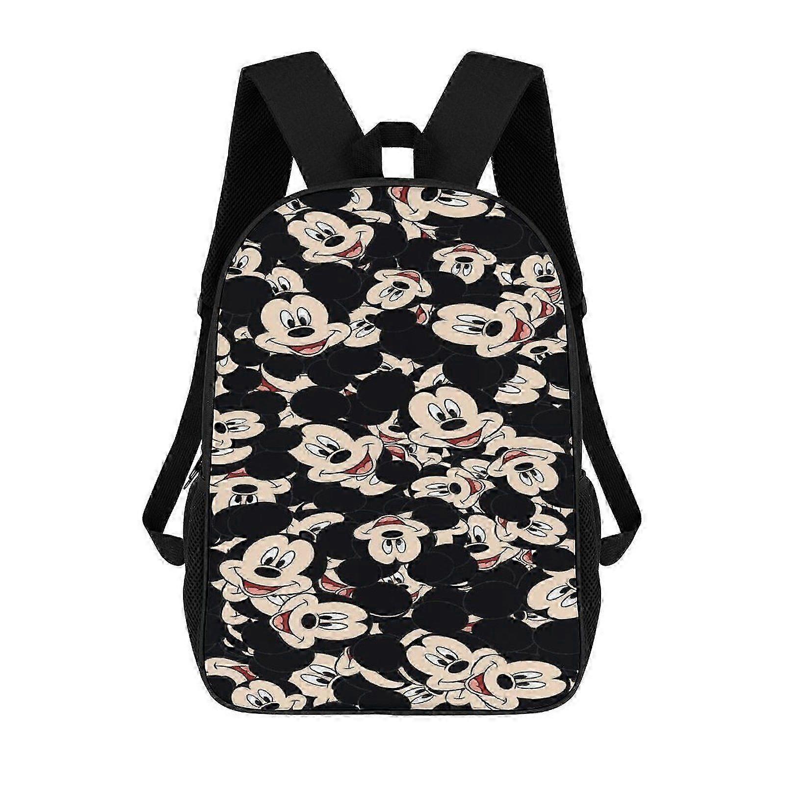 d507 Mickey Mouse Backpack Shoulders DaypackBag Work Travel Classic Unisex Backpack iii507