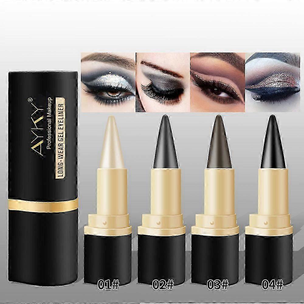 Eyeliner Waterproof, Quick Drying Smudge-proof Eyeliner Pen Gel, Long-Lasting Pigmented Eye Shadow, for the Ideal Eyeliner An Everyday Long Lasting Ey