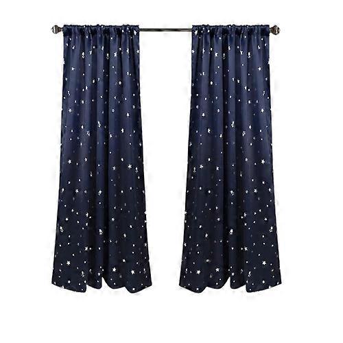 Star Moon Full Blackout Window Curtain