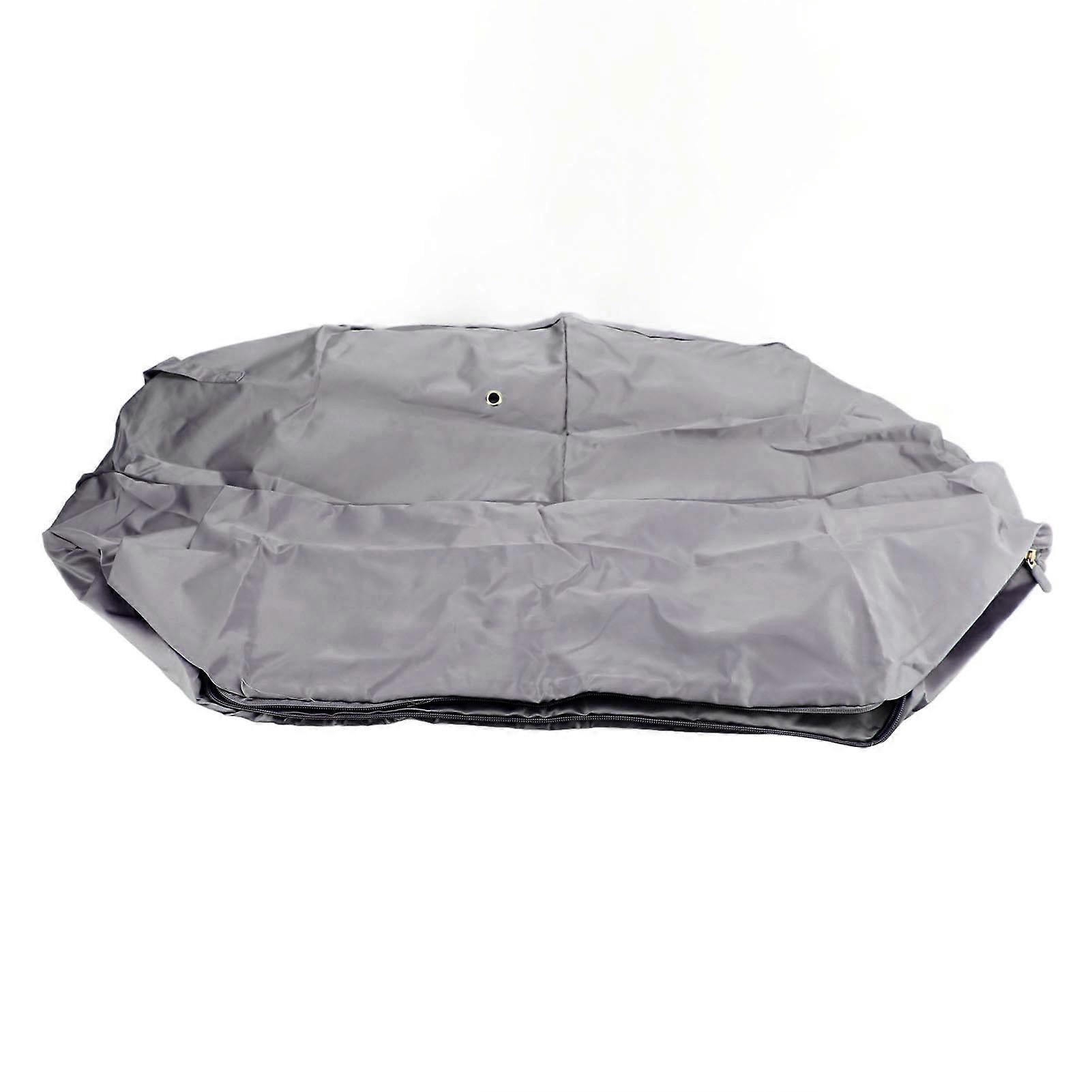 Moving Clothes Organizer Bag Large Capacity Foldable Space Saving Bedding Storage Container Grey