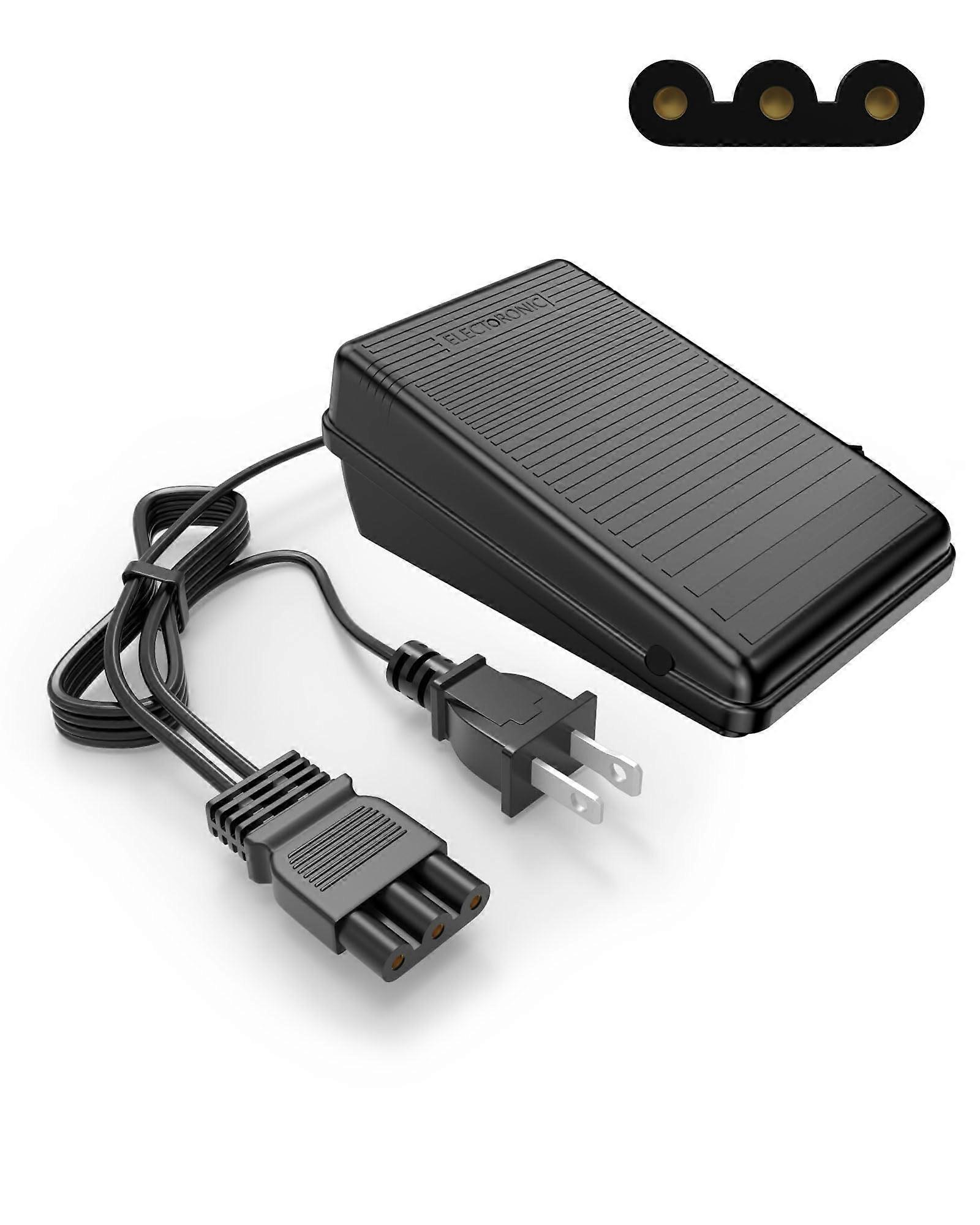 Replacement Foot Pedal Power Cord For Sewing Machines Universal Compatibility 110-120V 2-Prong Plug