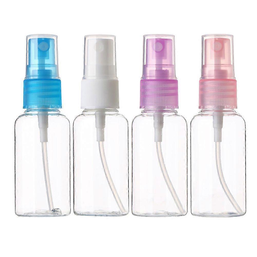 5Pcs 50ml Refillable Mini Perfume Spray Bottle Empty Cosmetic Containers Portable Travel Plastic Atomizer