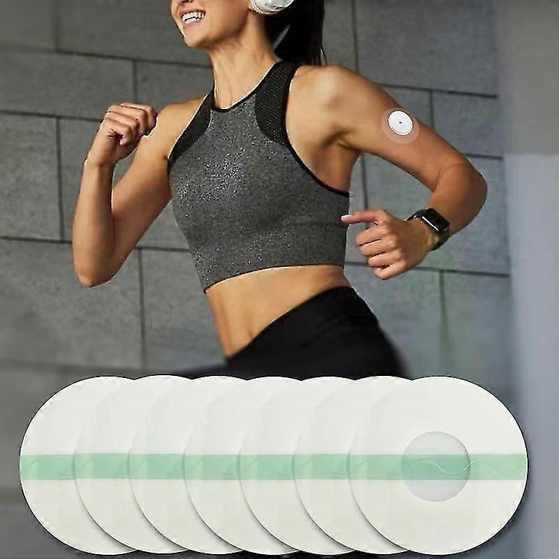 Adhesive Patches - 40 Pieces Waterproof & Comfortable Patches for Freestyle Libre 1 2 & 3 - Protective - No Glue in the Center of the Patch - Lasts 14