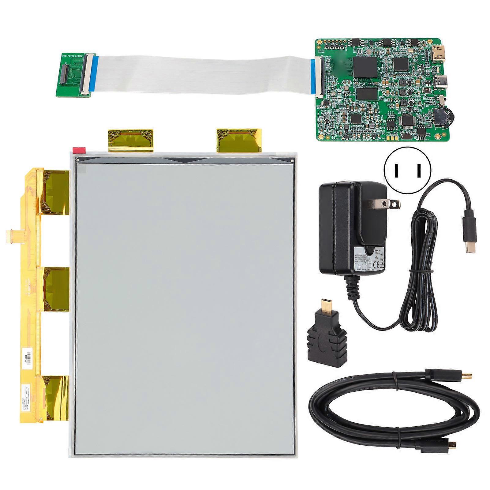 E Paper Display 13.3in 1600x1200 E Paper Electronic Ink Screen LCD Module for Raspbian/Ubuntu/kall for Windows11/10/8/7