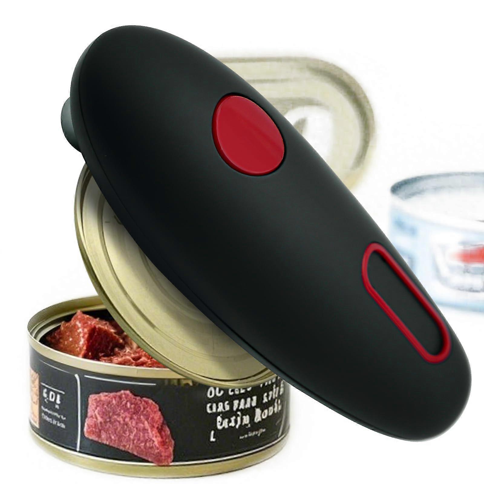 Electric Can Opener, Upgraded One-Touch Automatic Battery Operated with Smooth Edge Design, Easy-to-Use Kitchen Tool
