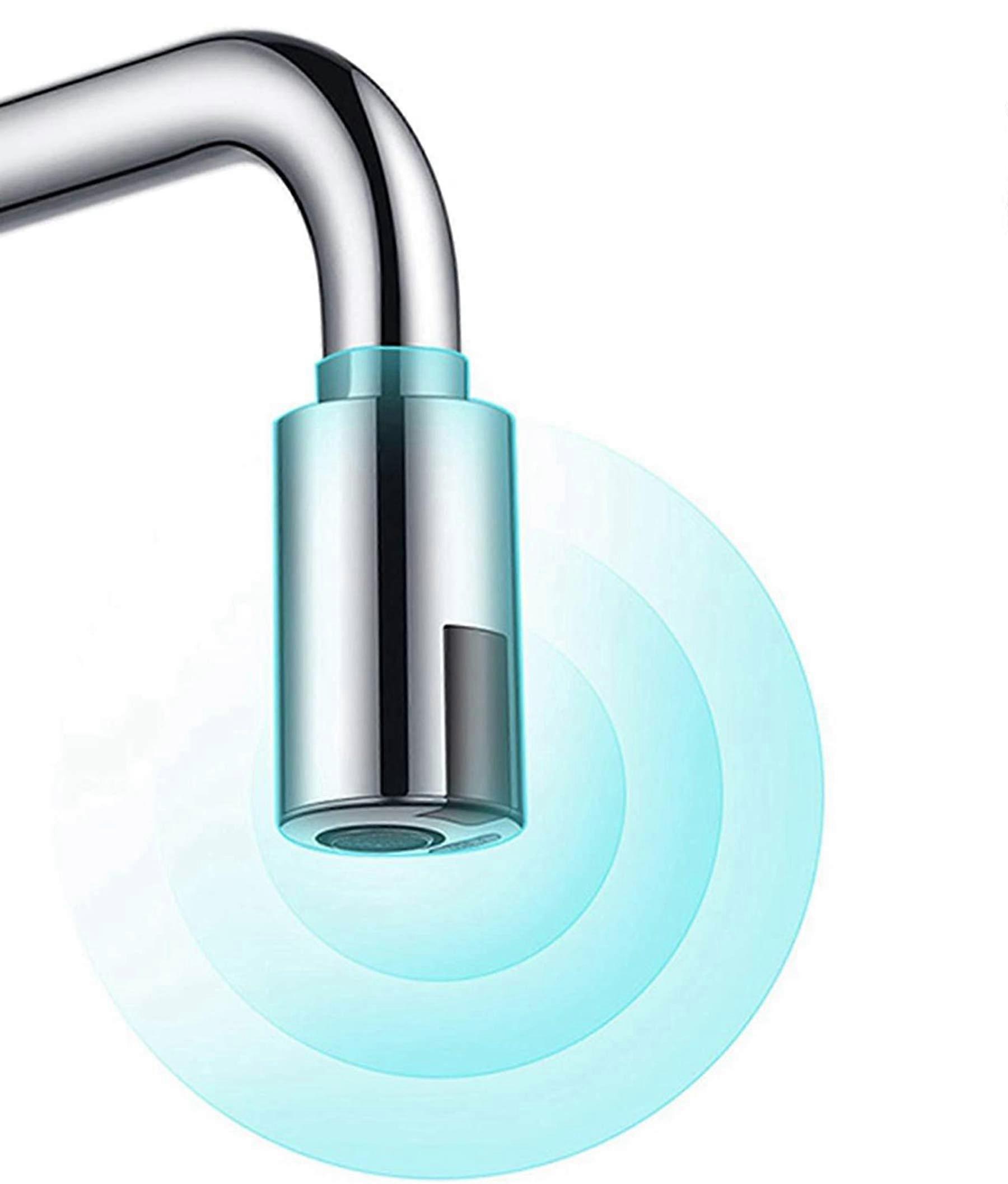 GQU Touchless Automatic Faucet Motion Sensor Adapter For Kitchen And Bathroom Sink Hand Free Aerator Smart Faucet Sensor