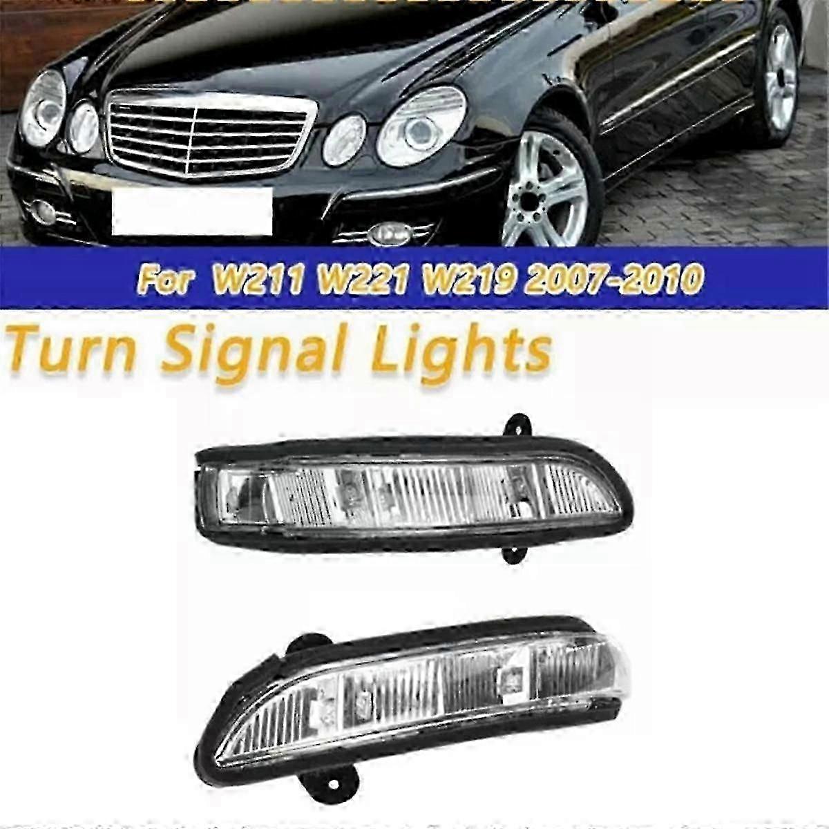 Applies To 1 Pair Rearview Mirror Turn Side Lights Mirror Turn Signal Light For W211 W221 A2198200521 A2198200621