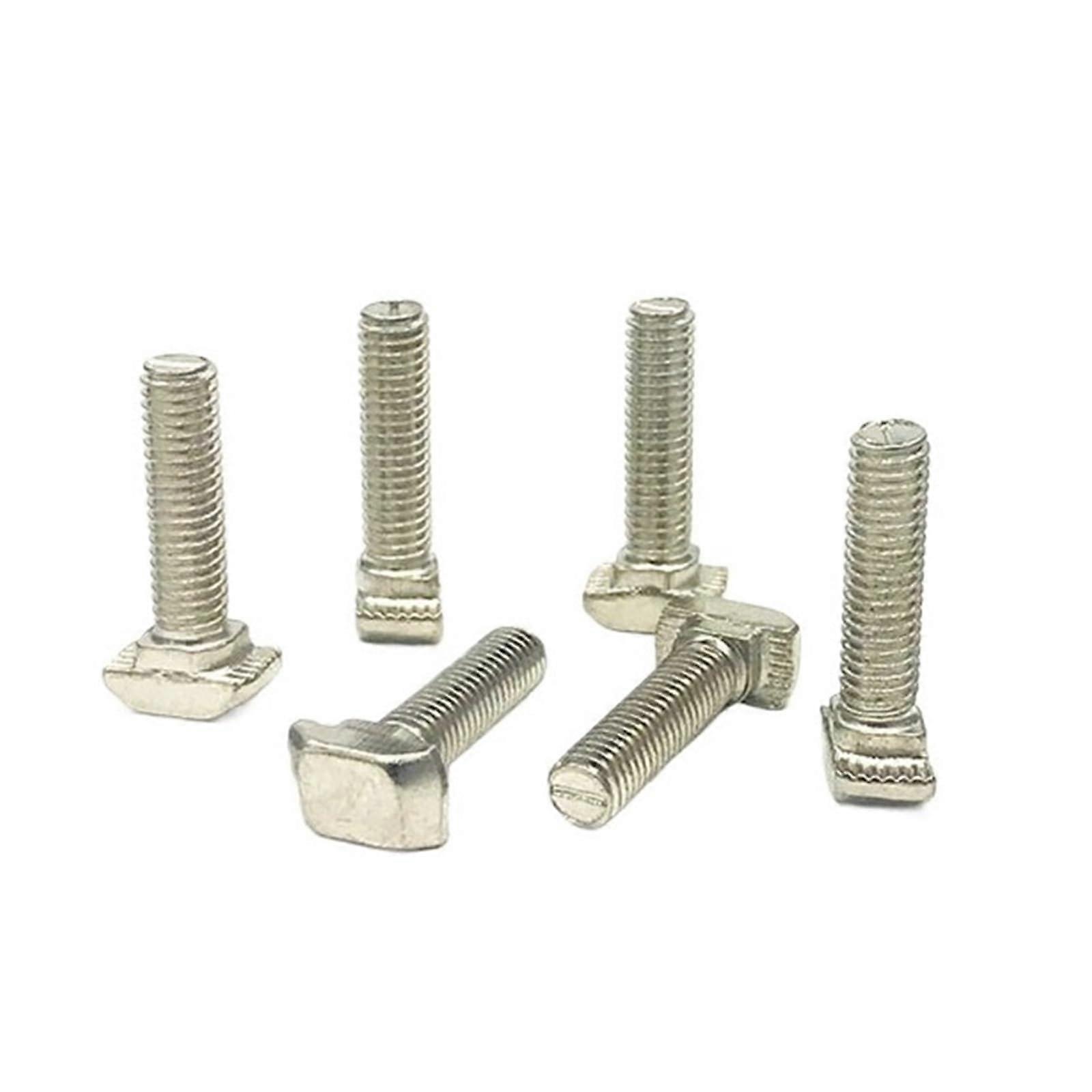 مسامير T-Slot ، 3030 4040 4545 Series M3 M4 M5 M6 M8 Hammer Head T Bolt للألمنيوم الشخصي