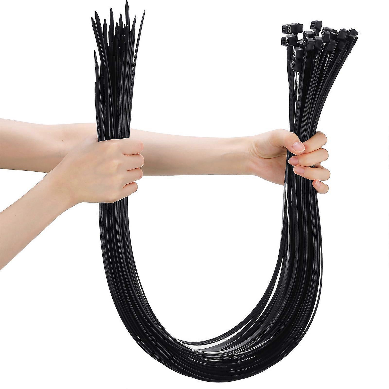 50 Pcs Zip Ties Strong Large Cable Wire Ties Zip Industrial Sturdy Wire