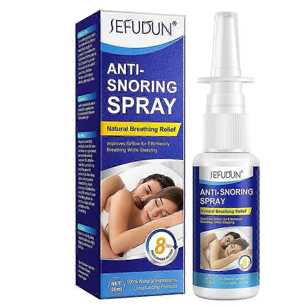1-3X Anti-Snoring Nasal Spray, Natural Solution for Snore Relief, Fast Snore Stopper