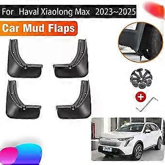 Gælder for 4 stk bilskærme til Haval Xiaolong Max 2023 2024 2025 Anti-stænk stænklapper Stænkskærm foran bagskærme Biltilbehør