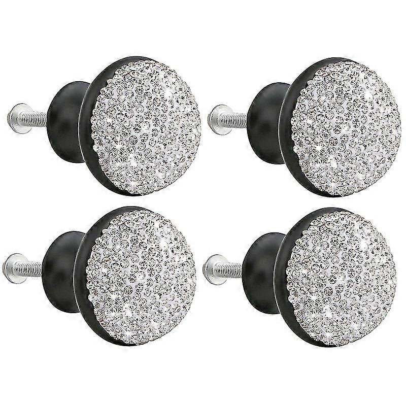 LM 4pcs Shining Alloy Door Knobs FEF