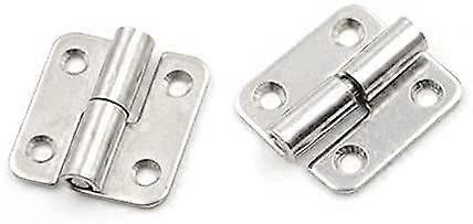 Door Hinges Mini Stainless Steel 1.5 Inch Self-Closing Corner Spring Hinge for Jewelry Box – Right Side