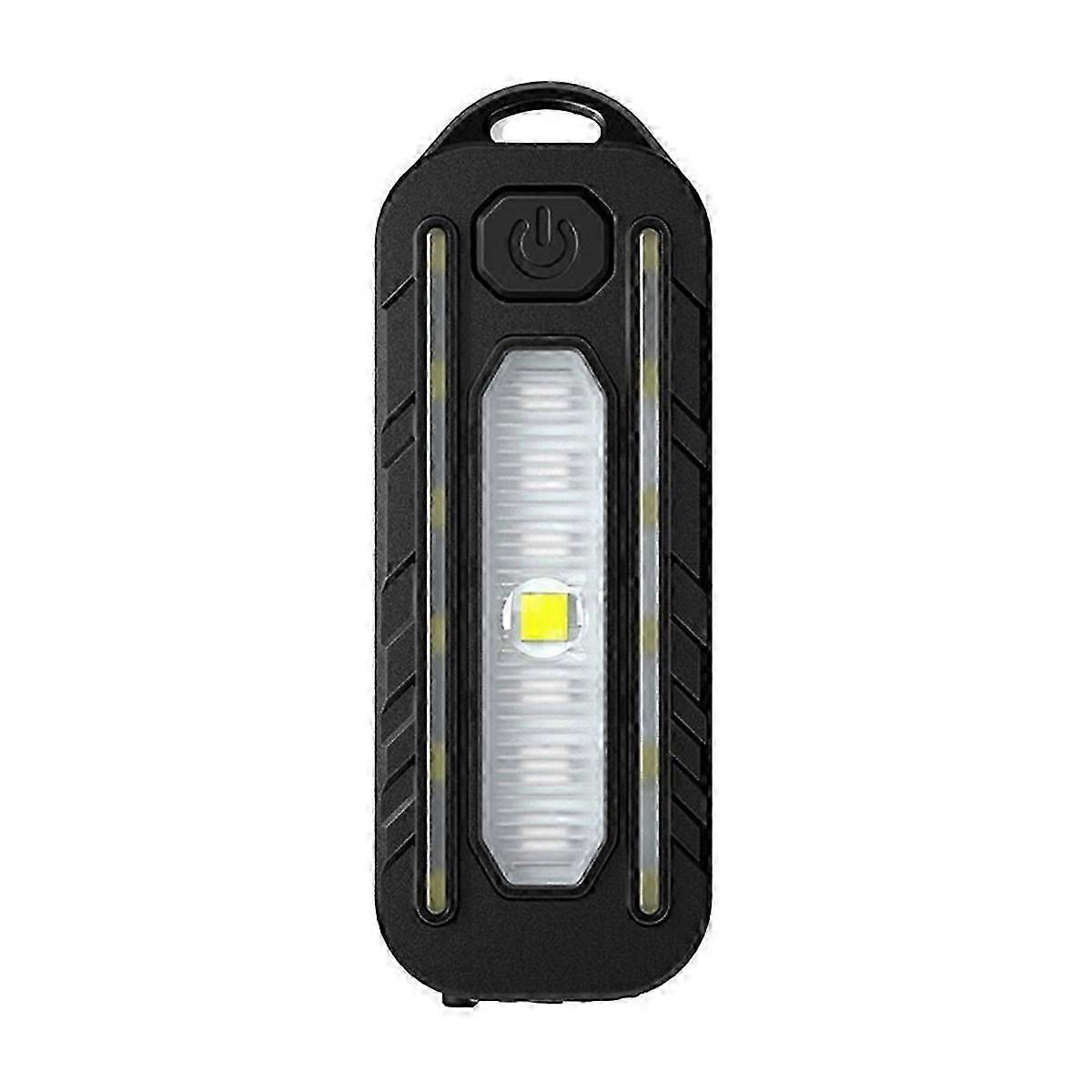 Flashlight Pen Clip Safety Warning Light Rechargeable Flashlight B