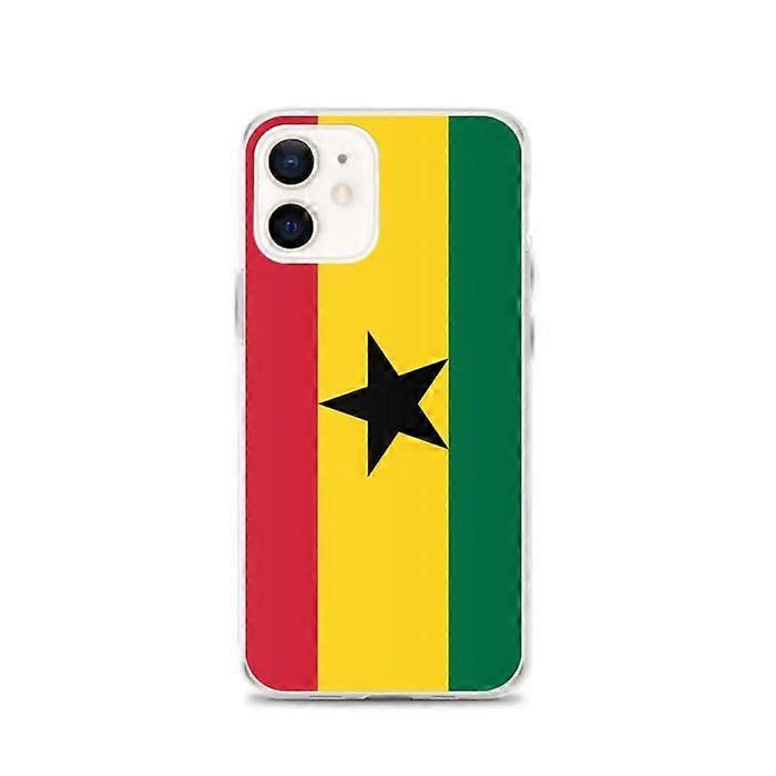 iPhone Case - PIXELFORMA - iPhone 12 - Ghana Flag - Soft Silicone - Lightweight Design