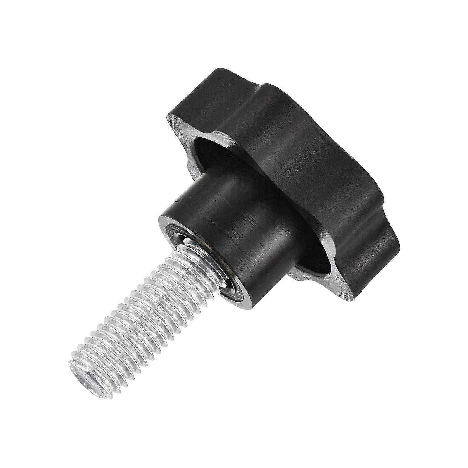 Toolparts Star Knobs M12x30mm Plastic Hex Clamping Handle Screw Knobs for DIY Projects and Equipment #CN#130824-06362
