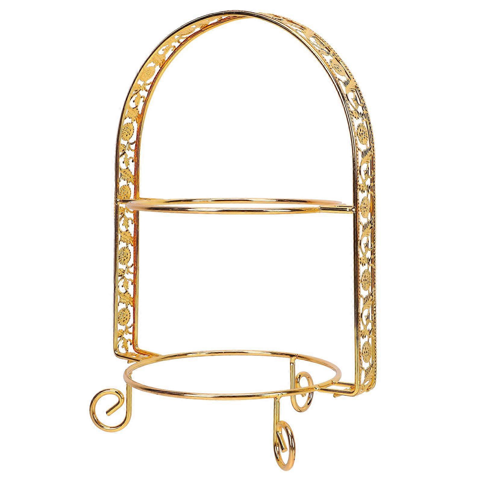 1Pc Creative Double-layer Cake Display Rack Delicate European Style Dessert Rack