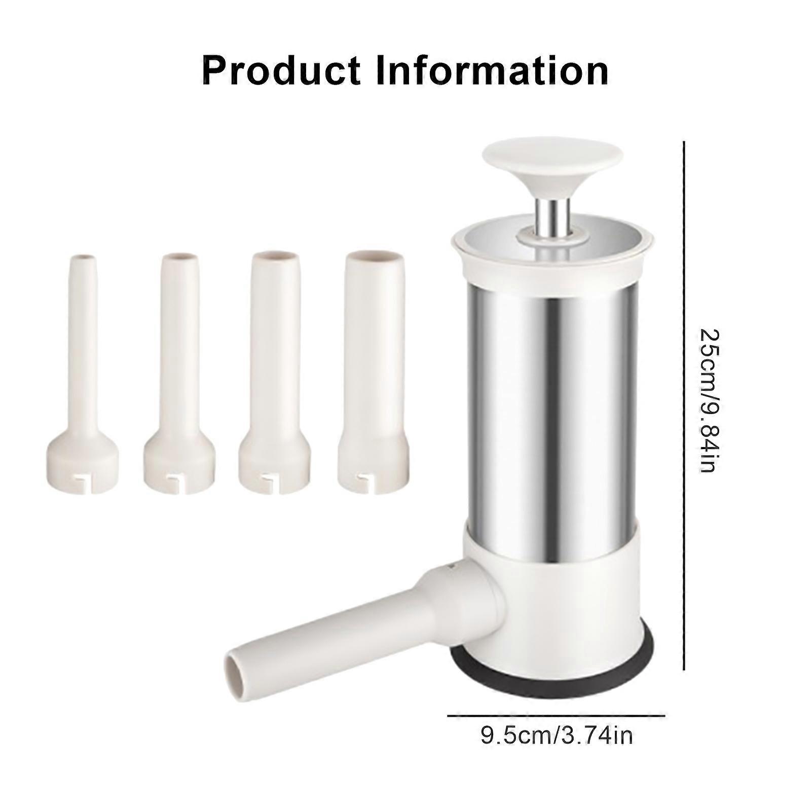 Relleno de carne Herramienta de cocina enema y juego de preparación de salchichas Embutir para personas de cocina casera y profesionales