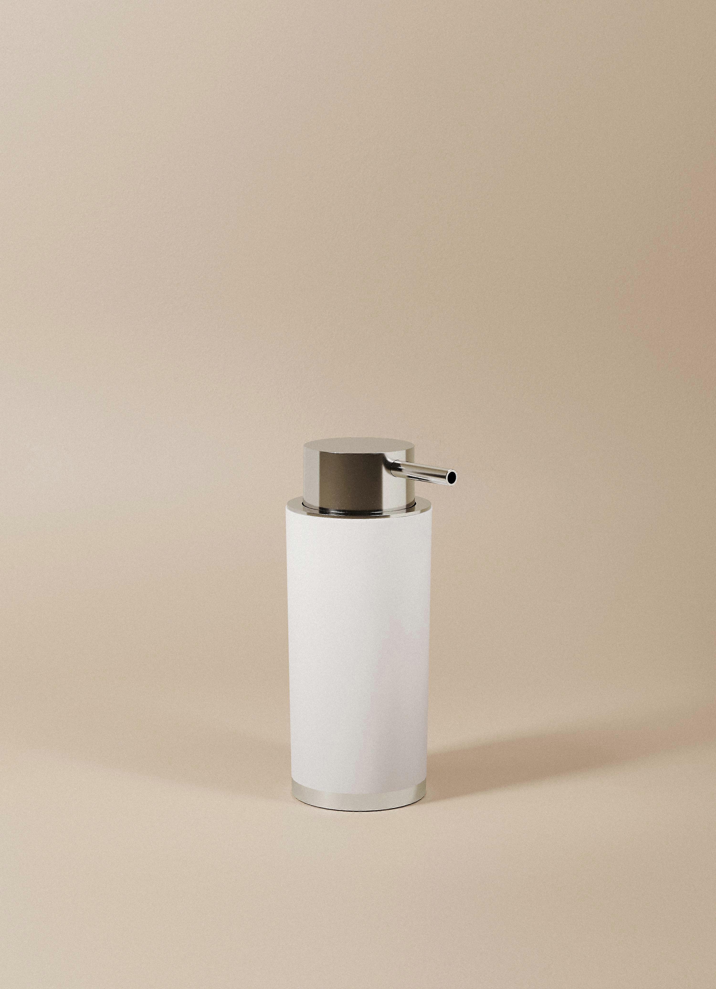 COSMIC Soap dispenser, 200ml,Self-adhesive, Chrome Silver,NEXT Collection