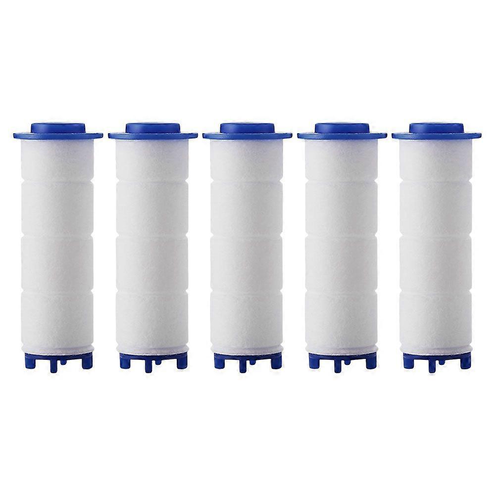 5Pcs Sprinkler Replacement Filter Supercharge Shower Head Filter  White