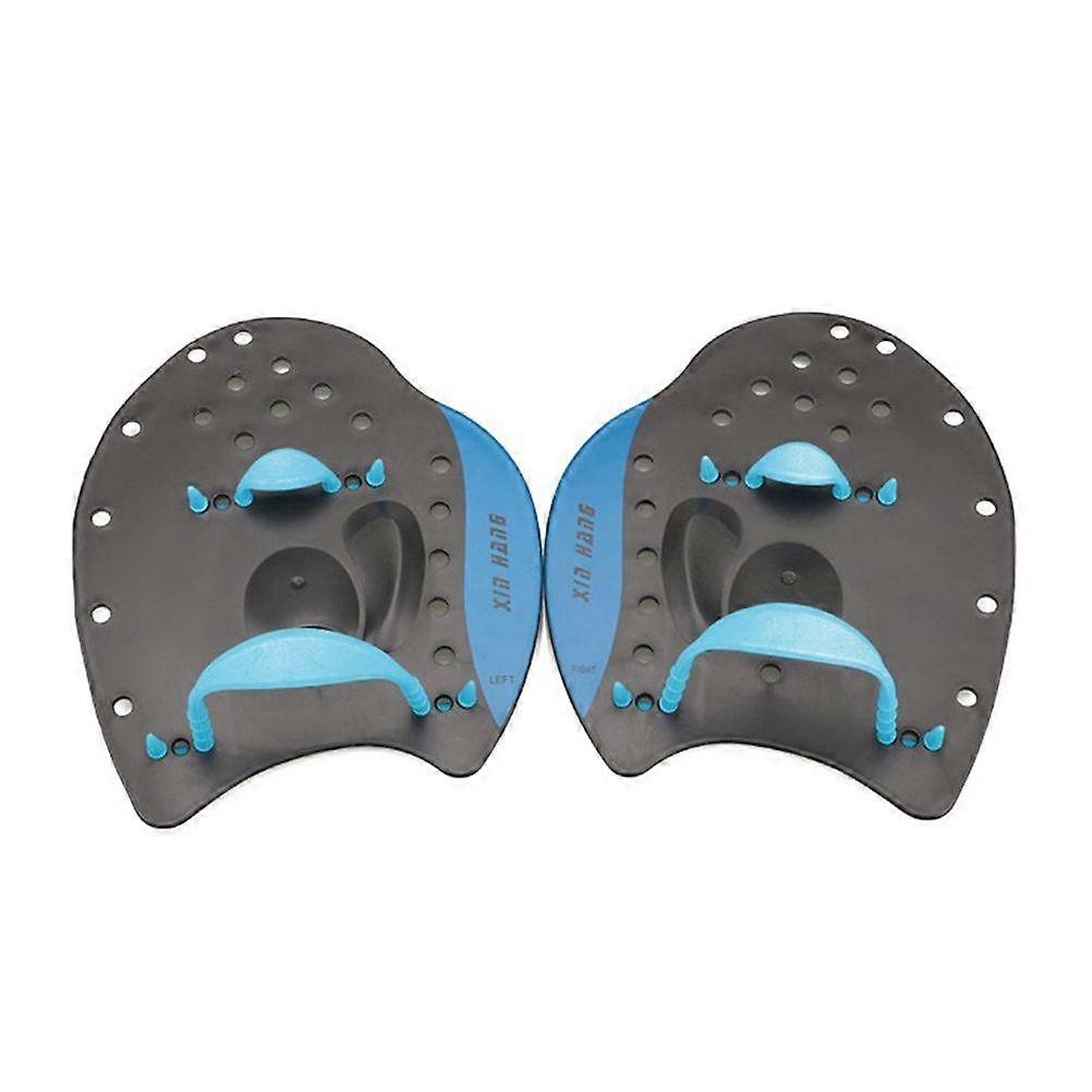 1 Pair Swim Paddle Hand Paddles for Trainng Swimming Beginners Adults Kids Size S (Blue)