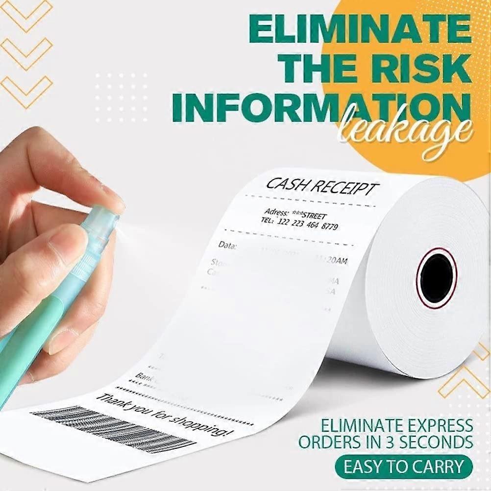 Thermal Sensitive Paper Correction Spray Portable  Information Coverage Fluid  Express Parcel Smear Coverer