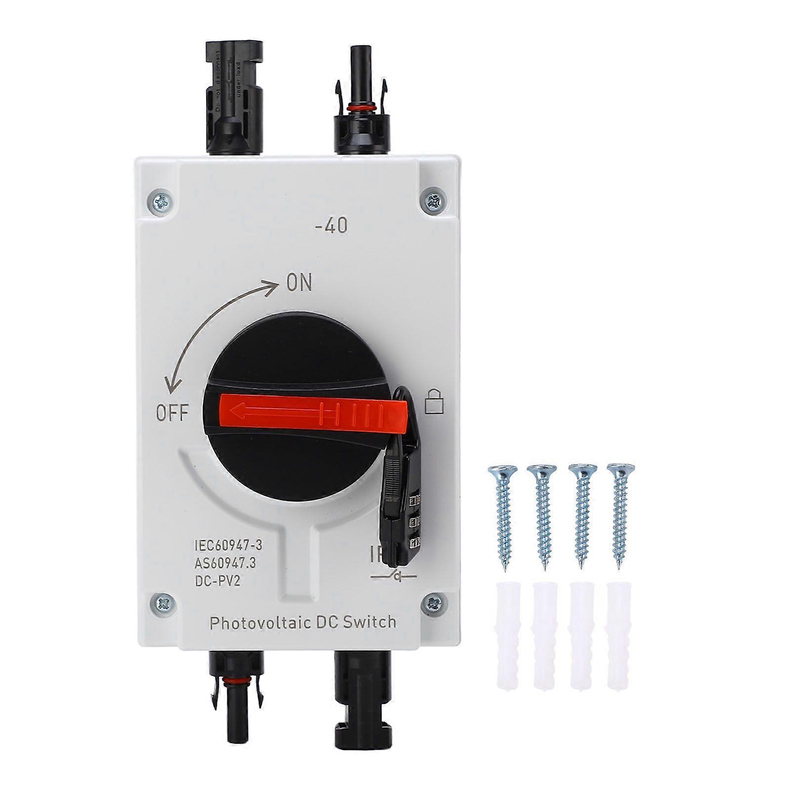 Υψηλής ποιότητας DC1200V 32A 4P φωτοβολταϊκός διακόπτης απομόνωσης DC gf40 υπαίθριος IP66