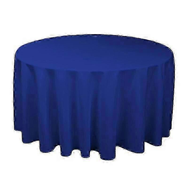 Round table cover for party polyester solid colors home decor 2025