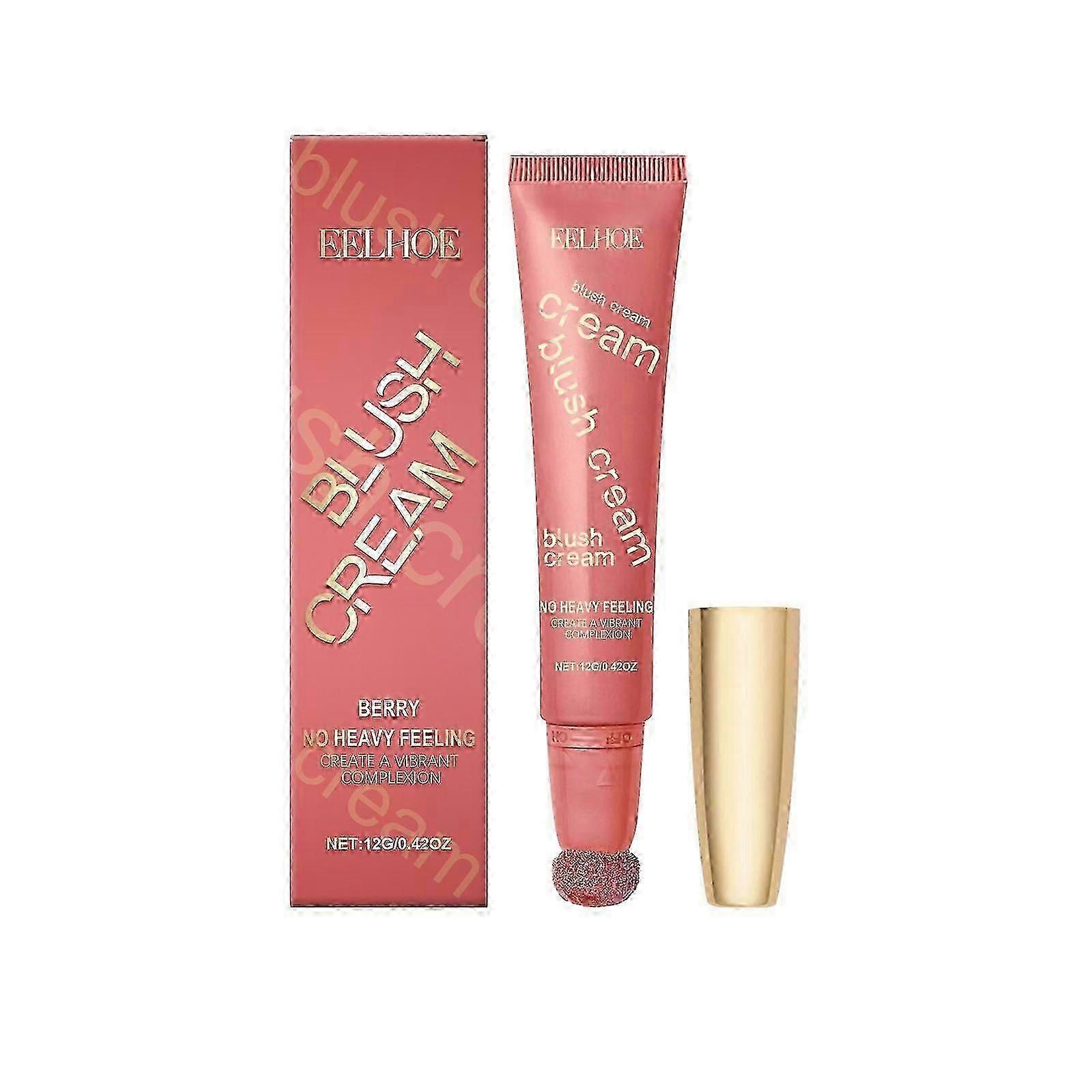 Eelhoe Flash Blush Cream Series Facial Flash أحمر الخدود بشرة طبيعية واقية من اللطاخة ماكياج معدل شكل الوجه