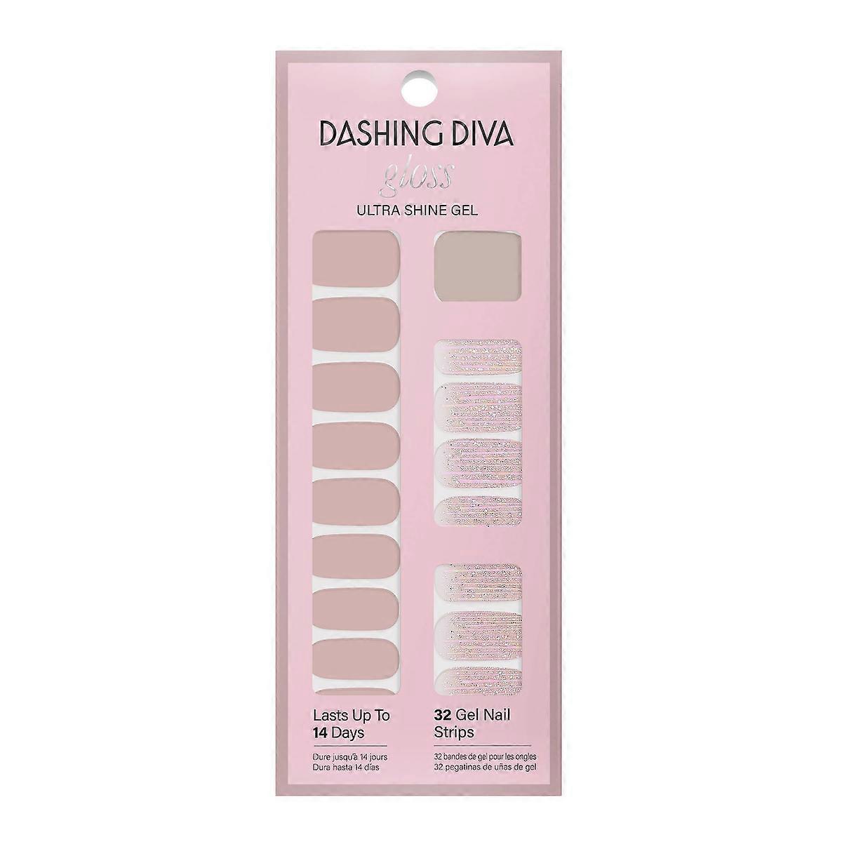 Dashing Diva Gloss 美甲艺术 - 灰褐色帽 - 32ct