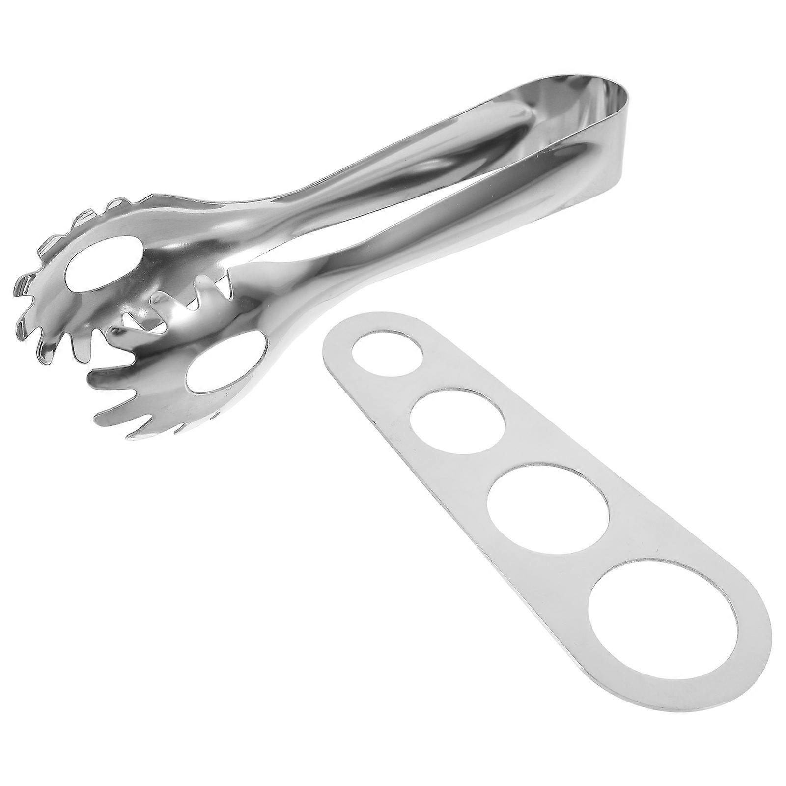 Stainless Steel Spaghetti Server Set Ergonomic Pasta Tongs with Precision Control for Cooking Kitchen Utensils